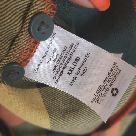 Free Assembly Multicolor Flannel size XXL - Picture 5 of 5